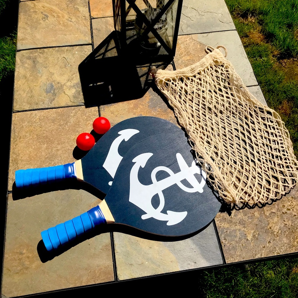J.CREW PADDLE BALL SET